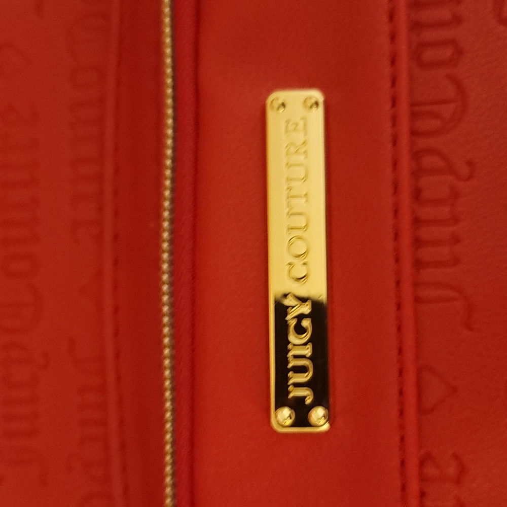 Juicy couture lipstick red deboss backpack - Picture 9 of 10